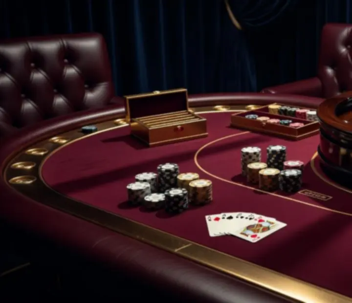 Profesjonalne stoły do pokera, ruletki i blackjacka przygotowane na luksusowy event